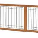 Richell Pet Sitter Freestanding Gate Plus, Pressure-mount Dog Gate, 22"x20"