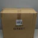 Travel Trailer RV Cover 35-38ft, Multi-Layer Breathable Rip-Stop Camper Cover with Water-Resistant Coating, Repair Kit, Gutter Protection, Tire Straps