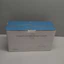 KooK French Onion Soup Crocks, Ceramic Bowls with Lids, Large Handles, Oven & Microwave Safe, Brown/White, Set of 4, 15 oz