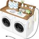 Washer Dryer Countertop with Power Outlet, 54"W x 27.5"D Laundry Countertop