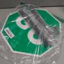 2 Pack Stop Go Sign with Metal Handle, 13"x13" Double Sided Stop/Go Traffic Sign, Rust Free Reflective Aluminum, Fade & Weather Resistant, Waterproof, UV Protected, Easy to Mount and Read