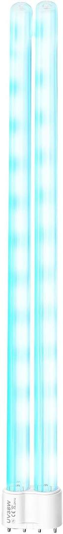 UV Light Sanitizer Replacement Light Bulb with Ozone,UVC Home Disinfection Device Light Bulb,38W UV Light Bulb,1 Count (Transparent)