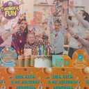 The Life of A Birthday Decorations, Singer Theme Showgirl Decor Party Girls Supplies Set Include Plates, Napkins, Tablecloth, Forks, Paper Straws, Cups for Music Merch Stuff