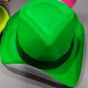 Super Z Outlet 12 Pack Neon Mafia Style Gangster Fedora Dress Hats Children's Birthday Props Supplies Favors