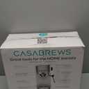 CASABREWS 3700 Essential Espresso Machine 20 Bar, Stainless Steel Cappuccino & Latte Machine with Steam Frother for Home, 43.9oz Water Tank, Coffee Gift for Women & Men, Silver