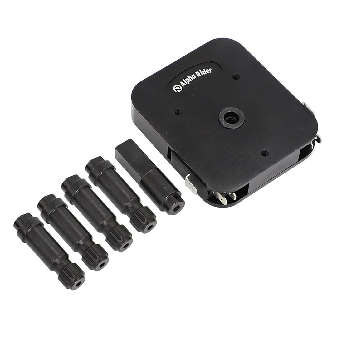 for Ford Dodge GM Vehicles Universal Electric Window Switch Kit Billet Aluminum Power Control with 5 Interchangeable Shaft Styles (Black)