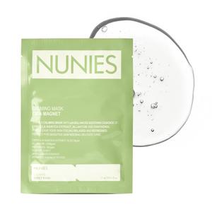 NUNIES Calming Sheet Mask Korean Soothing Face Mask for Redness & Sensitive Skin | CICA, Allantoin & Panthenol | pH-Balanced | Free, Fragrance-Free, Colorant-Free | 5 Sheets