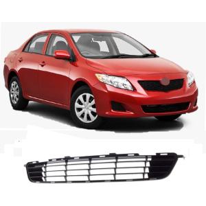 Front Bumper Grille 2009 2010 Compatible With Toyota Corolla Sedan (Base CE LE XLE XRS S) Front Grill Front Bumper Cover Lower Grill Center For Model North America Built