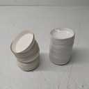 100pcs Disposable Cup Coverware 8 X 8cm Coffee Cup Drinking Lid Paper Cup Cap for Wedding/Parties//Kitchen (8 X 8cm)