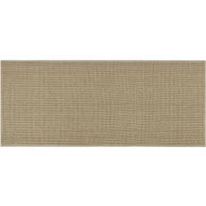 Artoid Mode Washable Non Slip Rubber Backing Kitchen Rugs Doormat, Absorbent Kitchen Floor Mats Front of Sink Kitchen Mats for Floor Home Decor 20x48 Inch (Linen)