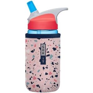 Sok It BotlSok Water Bottle Sleeve Insulated Neoprene Cover (Pink Terrazzo, Fits 12oz CamelBak or Nalgene) 2 Pcs