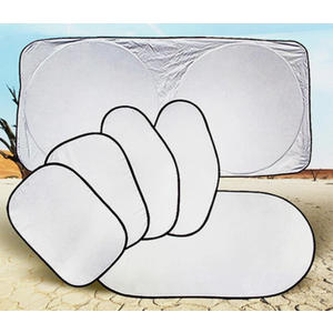 6 Pcs Reflective Car Auto Window Sun Shade Sunshade Shield Cover UV Block 6 Pcs Reflective Car Auto Window Sun Shade Sunshade Shield Cover UV Block