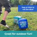 Giant Dice Drinking Game for Adults - Blow Up Dice PVC Inflatable and Reusable 2 Dice - 10" - Jumbo Dice for Indoor Outdoor Fun Games, Pool Parties, Lawn Floor Games