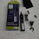 Philips Norelco Nose Trimmer 5000 for Nose, Ears, Eyebrows Trimming Kit, NT5600/62 (Latest Version)