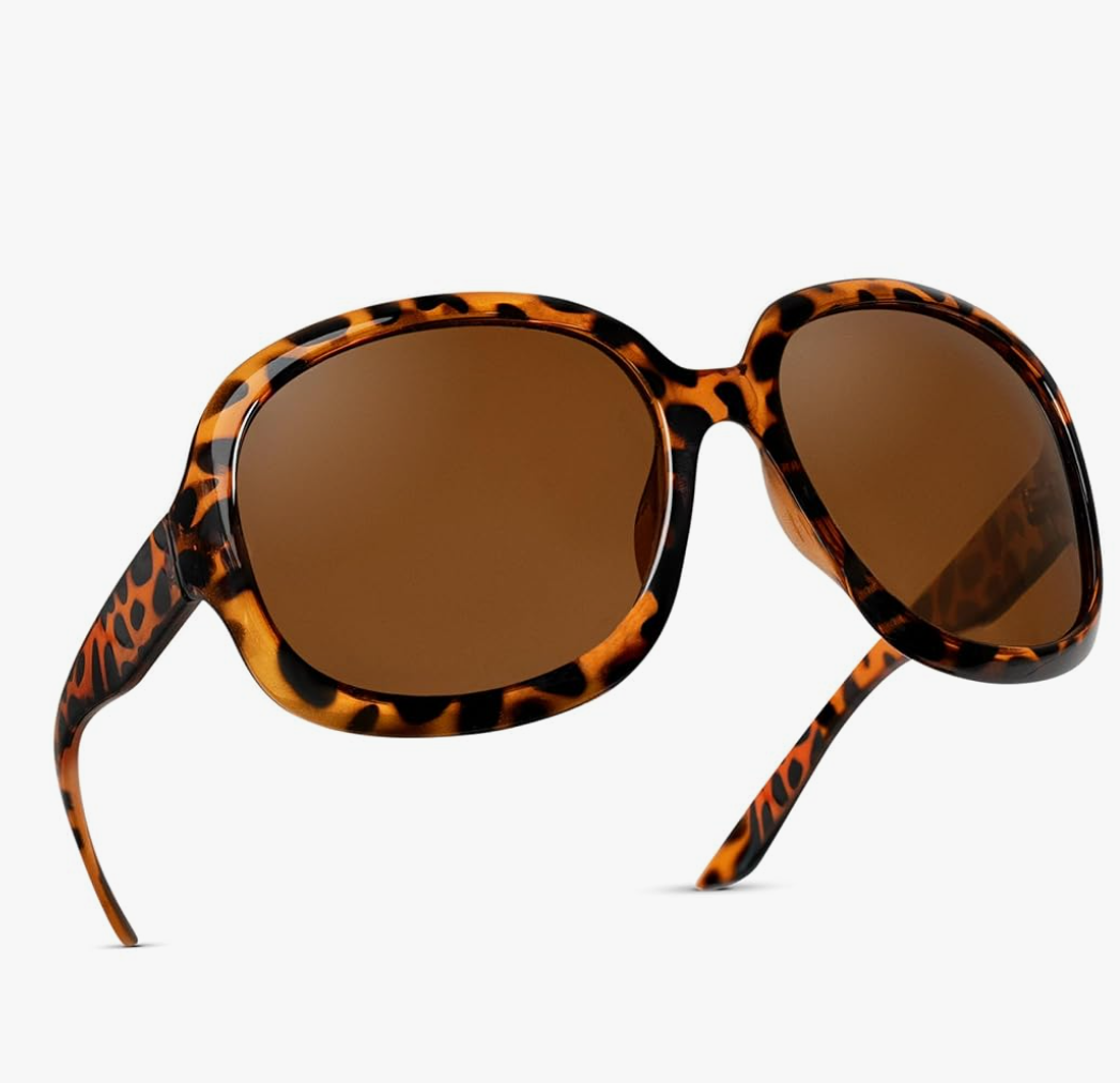 miyya Bug Eye Oversized Polarized Sunglasses Womens, Trendy Retro Sun Glasses for Women 2025, Oversized UV Protection Shades