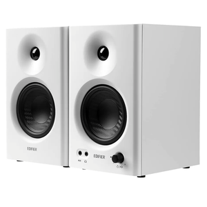 Powered Studio Monitor Speakers, Active Near-Field Monitor Speaker - White (Pair)