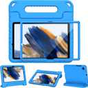 LTROP Kids Case for Samsung Galaxy Tab A8 10.5 2022, Light Weight Shockproof Handle Stand Kids Case for Samsung Galaxy A8 Tablet 10.5 Inch 2022 (SM-X200/X205/X207), Blue