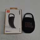 JBL Clip 5 - Ultra-Portable, Waterproof & Dustproof Bluetooth Speaker, Big Pro Sound with Punchy bass, Integrated Carabiner, Up to 12 Hours of Play, Made in Part with Recycled Materials (Black)