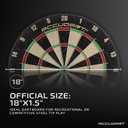 Accudart Classic Bristle Dartboard, 18x1.5 Inch Sisal