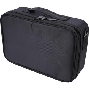 Fishing Tackle Organizer Bag, Waterproof Oxford Cloth Reel Storage Case, With Adjustable Dividers And Shoulder Strap For Carp Fishing Gear Storage Multiple Size Options(M)