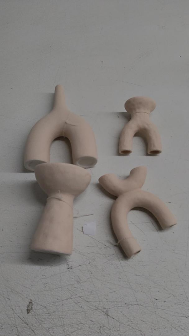 Ceramic Taper Candle Holders 4Pcs