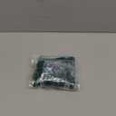 Tempt Me Women Bikini Bottoms Mid Waist Bathing Suit Swimsuit Ruched Swim Bottom (Large, Green Leaves)