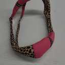 Road Comforts Leopard Steering Wheel Cover - Made with PVC Leather Cheetah Print - Anti-Slip, Universal Fit 14 1/2 inches to 15 inches - Hot Pink