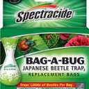 Spectracide Bag-A-Bug Japanese Beetle Trap Replacement Bags, 6 Count, Bag Refills