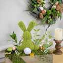 Thyle 6 Pcs Easter Plush Bunny Stuffed Animal Bulk 7.8 Inch Fluffy Multicolored Rabbit Decorations Cute Easter Basket Stuffers for Adults Spring Home Wedding Birthday Party Favors