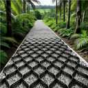 MYOYAY 4" Gravel Grid 9.8x16.4 ft Depth Geo Ground Grid 1885 lbs/sq ft Tensile Strength Geo Cell, Expandable Geogrid Stabilization System for Parking Lots, Slope Driveway, Garden, DIY