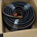 Giraffe Tools Garden Hose 100ft x 5/8", Water Hose Heavy Duty, Flexible, Lightweight Hybrid Hose with Swivel Handle, Male to Female Fittings, Burst 600 PSI