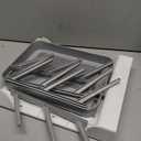 Flysich Baby Bottle Drying Rack, Space Saving Baby Bottle Organizer for Countertop, Vertical Bottle Dryer Holder with Brushes Holder, Large Bottle Storage Holder 12 Bottles & Baby Accessories Grey (1pcs, Gray)