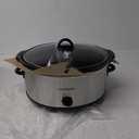 Crock-Pot 7 Quart Oval Manual Slow Cooker, Stainless Steel (SCV700-S-BR), Versatile Cookware for Large Families or Entertaining