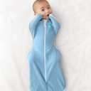 Love to Dream Swaddle UP, Baby Sleep Sack, Self-Soothing Swaddles for Newborns, Get Longer Sleep, Snug Fit Helps Calm Startle Reflex, New Born Essentials for Baby, 1.0 TOG, 5-8.5 lbs, Dusty Blue