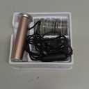 AprElm 4.8IN Longer Electric Foot Callus Remover with 80pcs Sandpaper Discs, Professional Aluminum Callus Remover for Feet, Stepless Speed Control Pedicure Tools for Dead Skin (Pink)