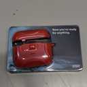 ESR for AirPods 4 Case, Compatible with AirPods 4 Generation Case (2024) (USB-C), Compatible with MagSafe, Drop-Proof Lock, Easy Open, Cyber Series, Red