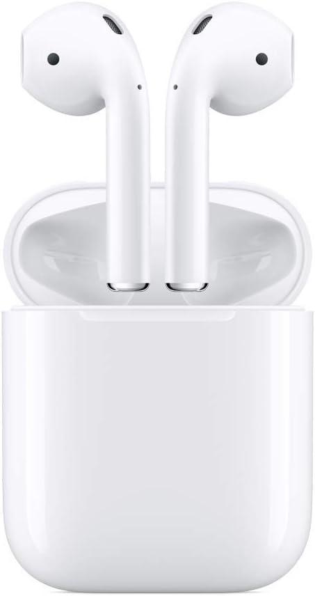 Apple AirPods (2nd Generation) Wireless Ear Buds, Bluetooth Headphones with Lightning Charging Case Included, (MV7N2HN/A)