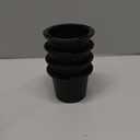 shouwuhho Bed Risers 2 inch, 3 Inch, Heavy Duty Round Furniture Risers Lifts 3" for Table, Desk Leg, Sofa, Couch, Adjustable Bed Frame Risers Supports Up to 6,000 Lbs, Black, 8 Pack