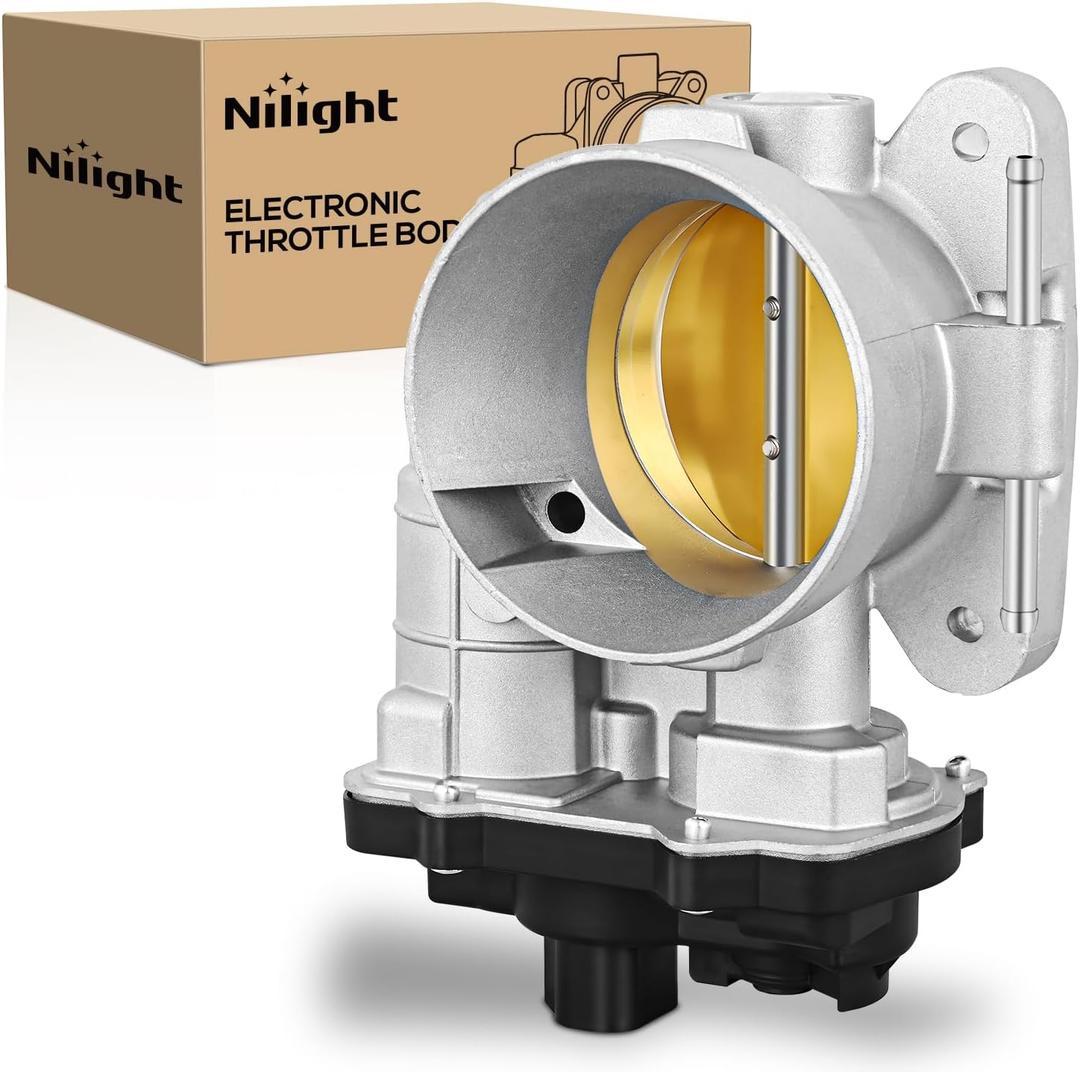 Nilight Throttle Body fits for GMC Chevrolet Buick Cadillac Vehicles - for Chevy Avalanche Express Silverado Suburban Tahoe GMC Envoy Savana Sierra Yukon Buick Cadillac Escalade 2003-2007, 12570800
