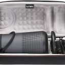 LTGEM Travel Protective Case for Bose SoundLink Revolve+ or Revolve+ (Series II) Portable & Long-Lasting Bluetooth 360 Speaker (Fits Charging Cradle, AC Adaptor and USB Cable) (Gray)