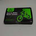 Zacro Bike Seat Cushion - Gel Padded Bike Seat Cover for Men Women Comfort, Extra Soft Exercise Bicycle Seat Compatible with Peloton, Outdoor & Indoor Bike Saddles (Black)