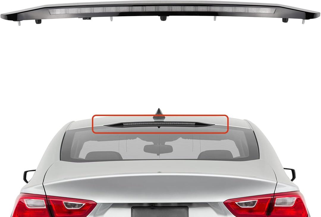 42795725 3rd Brake Light Compatible with Chevy Malibu 2016-2025 High Mount Brake Stop Light 42795725 Third Brake Light Assembly