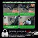 All Weather Protection Car Cover, Compatible with 2001-2023 Ford F150 F250 F350 Raptor, 210T 6-Layer Professional Outdoor Full Car Cover with Combination Lock and Large Storage Bag