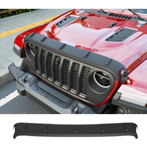 powoq Hood Deflector Compatible with 2020-2026 Jeep Gladiator JT Deflector TPE Shield Wrangler JL Hood Protector Replacement for 2020-2026 Jeep Gladiator JT Accessories