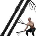 Ropeless Battle Ropes, Cordless Battle Ropes Workout for Home Gym, Heavy Duty Weighted Wireless Rope Lightweight Device HIIT, Portable Training Flow Rope, Battle Rope Sticks for Men & Women