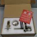 Keyless Entry Door Lock Deadbolt Keypad Mechanical Stainless Steel (Pass Code or Key) 100% Mechanical, No Electronic (silvery2)