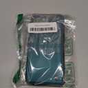 Vinich for iPhone 15 Pro Max Wallet Case with Card Holder, RFID Blocking Credit Slots Kickstand Shockproof Phone Cover Fit for iPhone 15 Pro Max 6.7" Bluish Green