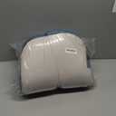 Cervical Neck Pillow - Ergonomic Memory Foam Contour Pillows for Side, Back & Stomach Sleepers, Cervical Pillow for Neck Support Sleeping with Breathable Cover (Grey&blue)