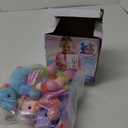 Prextex 4 Plush Soft Unicorns White & Pink Stuffed Animal with Wings Rainbow Unicorns