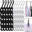 Closet Organizers and Storage,Upgraded Organization and Storage Clothes Hanger,10 Pack College Dorm Room Essentials,Sturdy Space Saving Hangers for Thick Clothe (Multicolor)